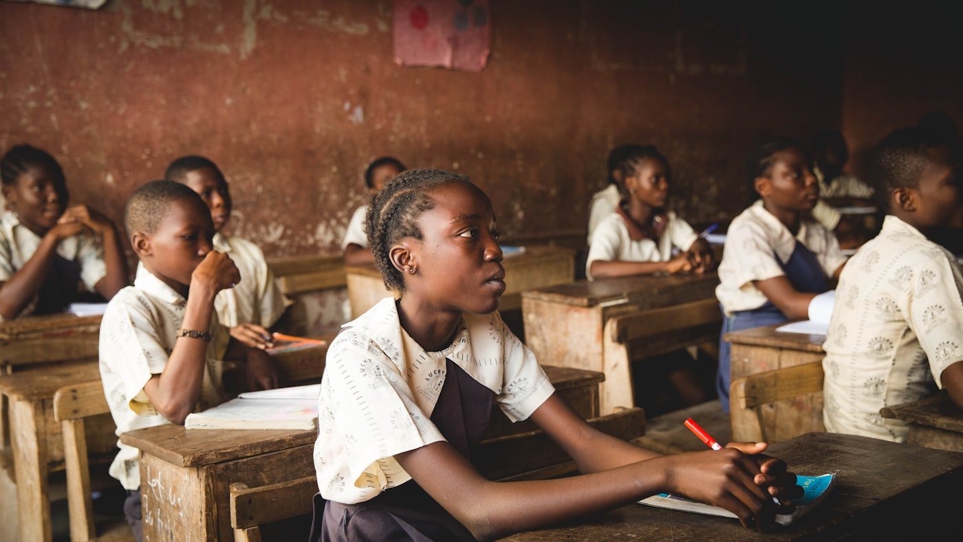 Children in classroom